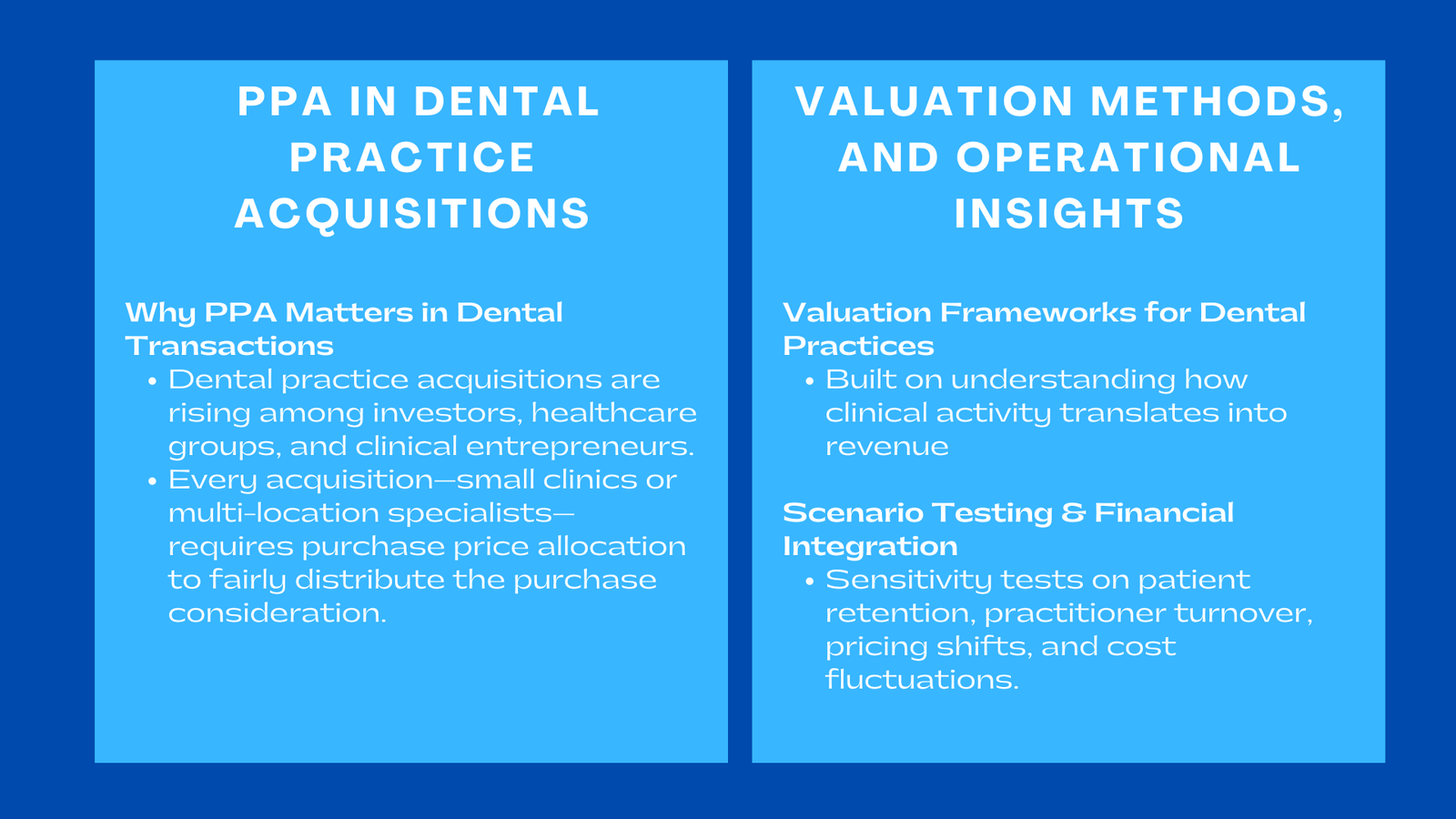 Allocating Purchase Price for Dental Practices