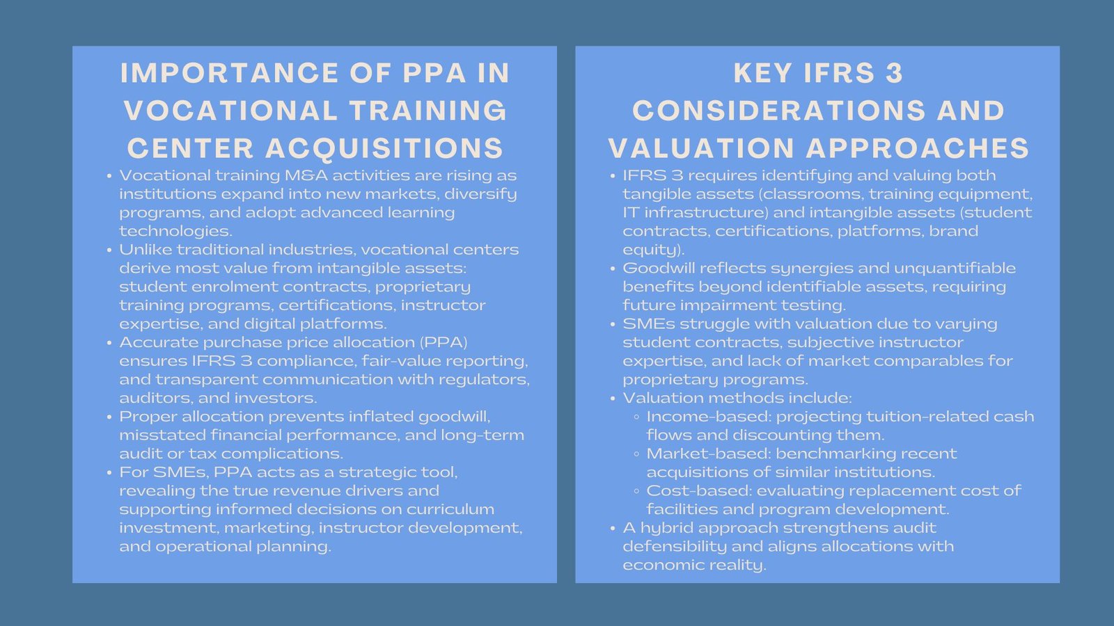 Vocational Training Center PPA Certification