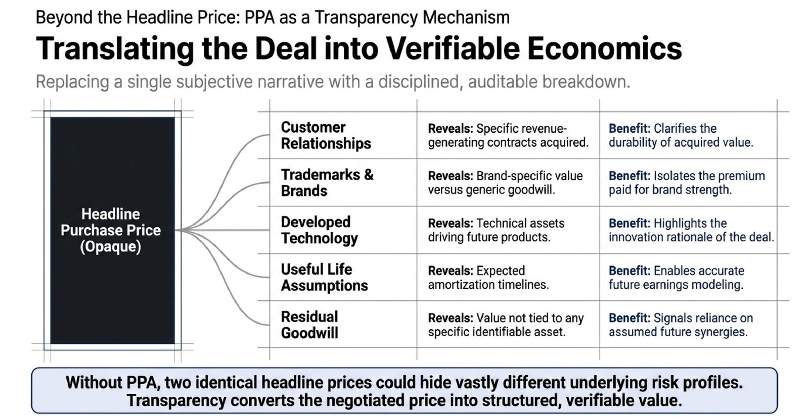 How Accurate PPA Valuation Improves Acquisition Transparency?